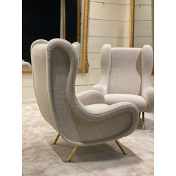 Pair of designer armchairs Marco Zanuso