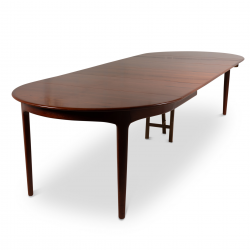 Very large Scandinavian teak table 1960