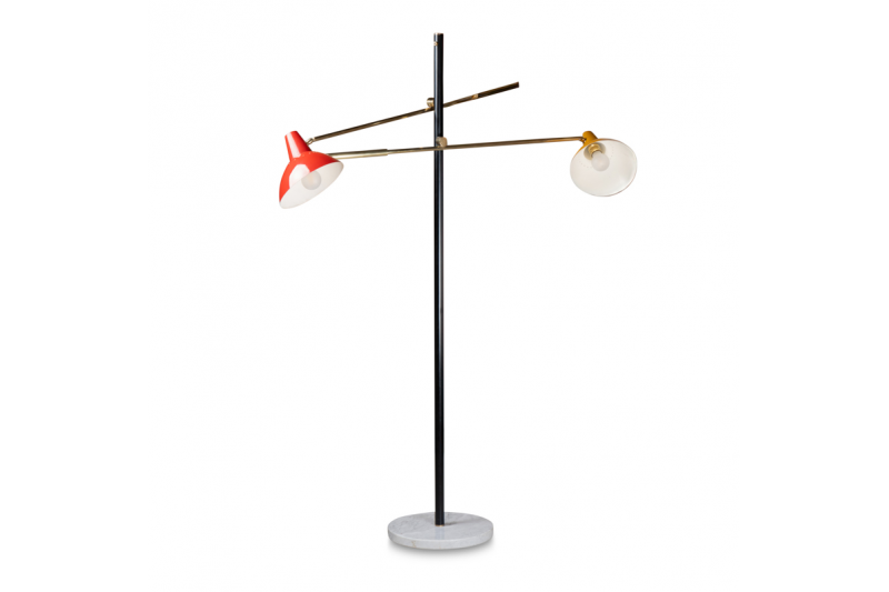 Large floor lamp Stilnovo 1960