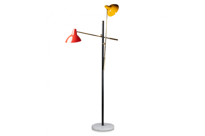 Large floor lamp Stilnovo 1960