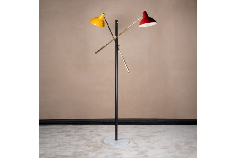 Large floor lamp Stilnovo 1960