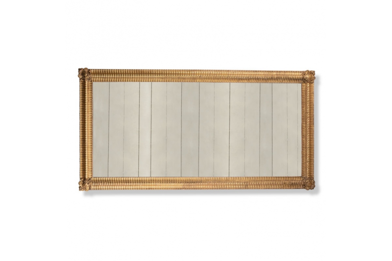 Très grand miroir Napoleon III - H. 198 cm L. 104 cm