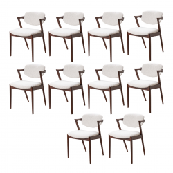 Ensemble 10 Chaises scandinaves en...