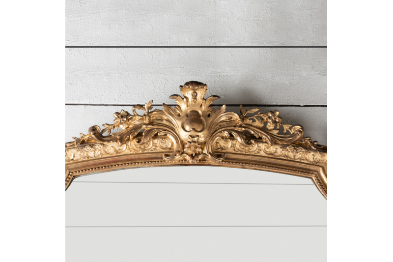 Grand miroir de style Régence H. 193 cm - L. 122 cm