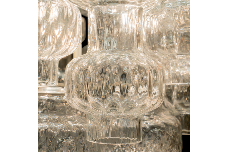 4 Murano glass chandeliers from the '70s.