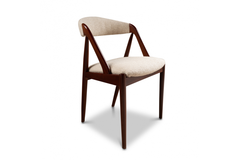 Ensemble 12 chaises scandinaves en teck 1960