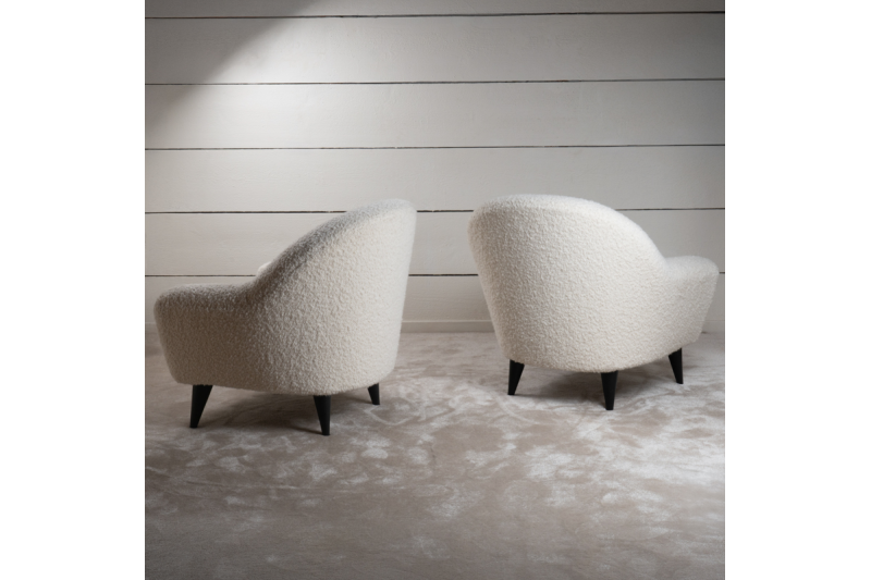 Pair of Charles Ramos armchairs 1960