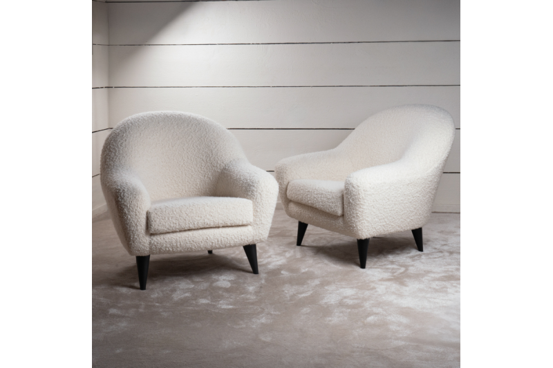 Pair of Charles Ramos armchairs 1960