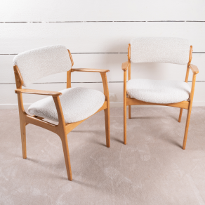 Paire de Fauteuils scandinaves en...