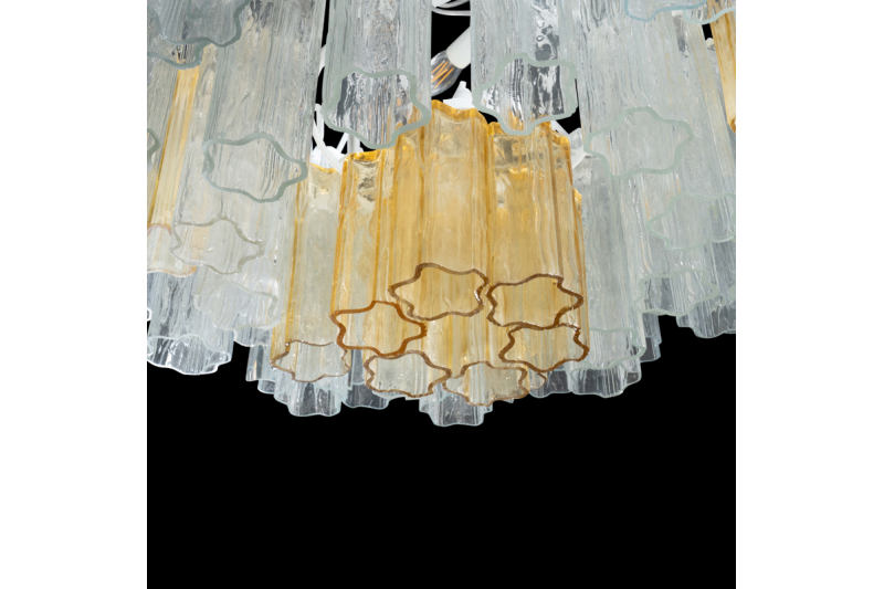 1960 Very large Italian Murano glass chandelier